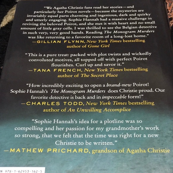 Agatha Christie’s NewHercule PoirotMystery!BySophie Hannah,hardcover,LargePrint - Picture 2 of 7